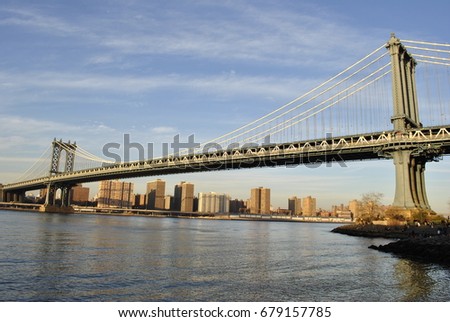 Manhattan Bridge Royalty-Free Stock Photo #679157785