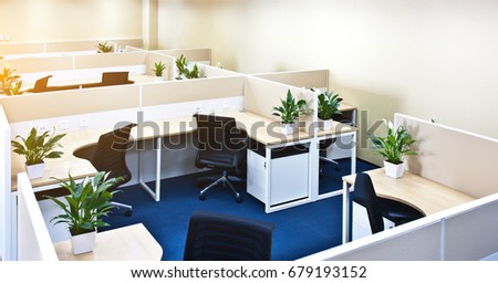 Interior of a modern office