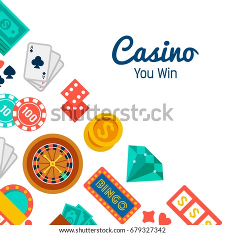 Vector background for royal casino