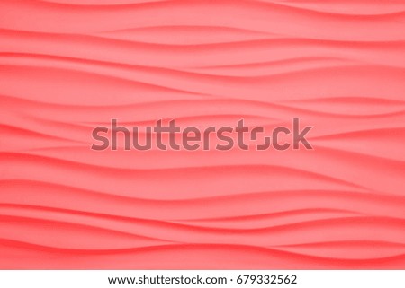 Abstract background: red wavy texture. Decorative wall decoration