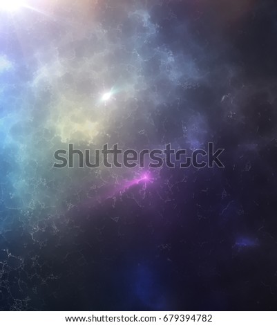 Abstract background. Cloudy sky, sunlight, creative pattern