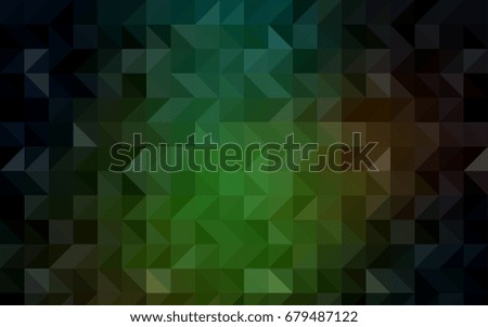 Dark BLUE vector abstract polygonal background. Geometric illustration in Origami style with gradient.  The textured pattern can be used for background.
