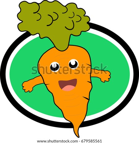 Vegetable Carrot Logo Design