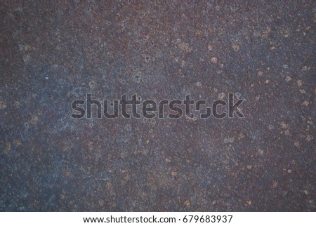Metal corroded texture. 
Rusted Metal plate. Royalty-Free Stock Photo #679683937