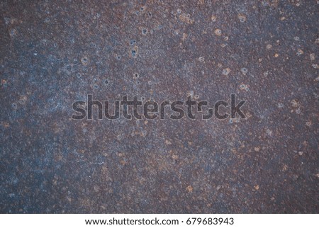 Metal corroded texture. 
Rusted Metal plate. Royalty-Free Stock Photo #679683943