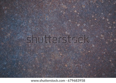 Metal corroded texture. 
Rusted Metal plate. Royalty-Free Stock Photo #679683958
