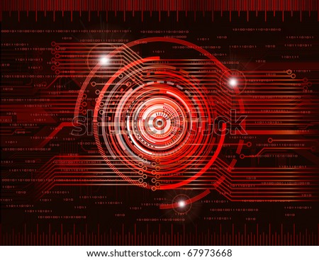 Abstract technology theme vector background. Eps10 Royalty-Free Stock Photo #67973668