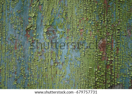 Old painted wood texture. Royalty-Free Stock Photo #679757731