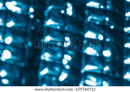 Abstract background, Blurred closed-up texture of square aluminum foil.