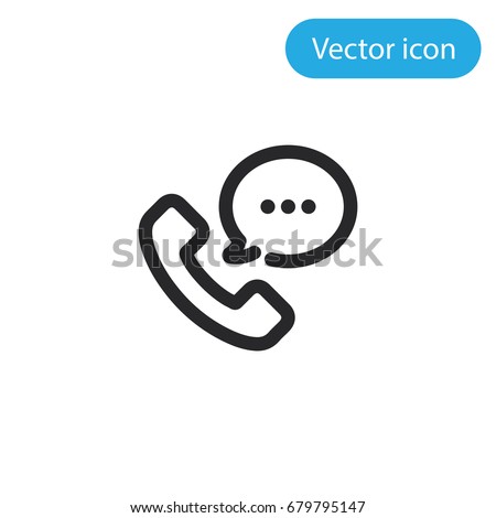 Call Free vector icon, illustration symbol