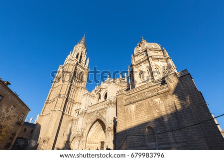 Cathedral of Toledo, Old town in Spain