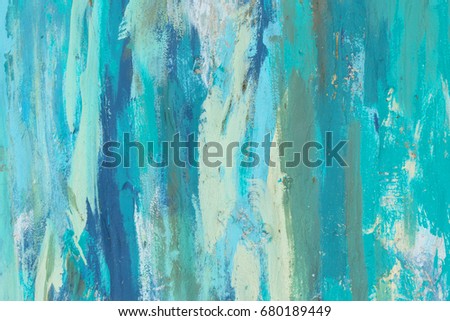 Background abstract of blue color paint, Royalty-Free Stock Photo #680189449