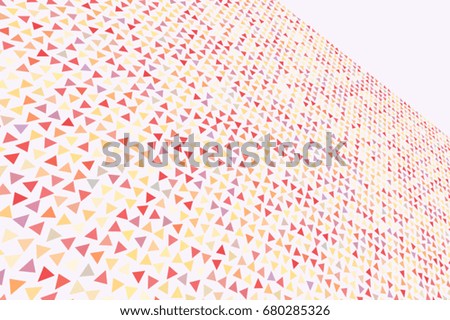 Modern geometrical triangle background pattern abstract. 3D perspective view. Style of mosaic or tile. Vector illustration graphic.