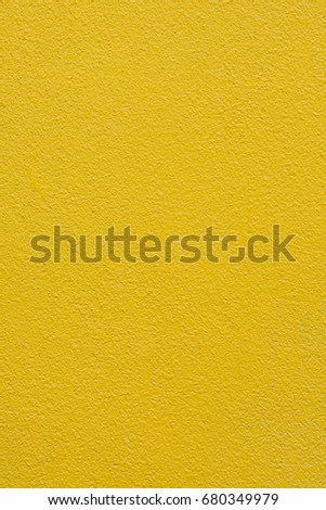 Cement as background, Yellowl colour.