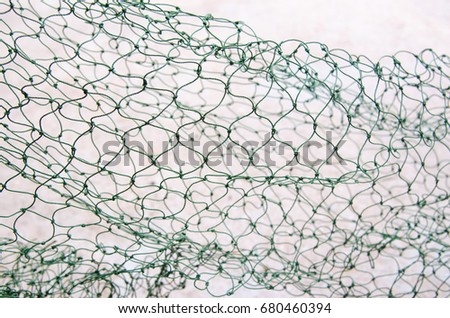 fishing net background pattern lay down