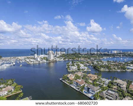 Aerial Del ray Beach, Florida Royalty-Free Stock Photo #680602720