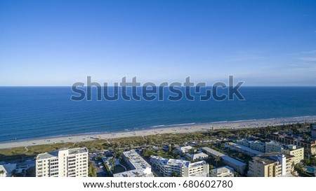 Aerial Del ray Beach, Florida Royalty-Free Stock Photo #680602780