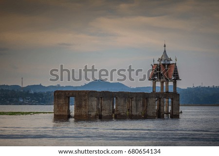 Measure in water Royalty-Free Stock Photo #680654134