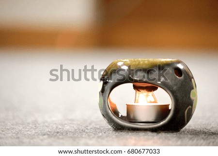 Burner for aromatherapy essential oils