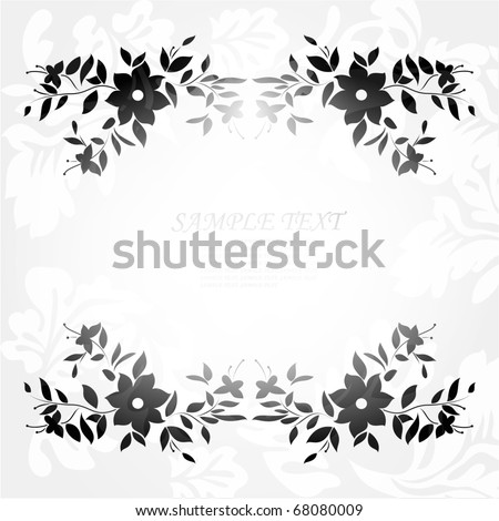 Floral background for your text.