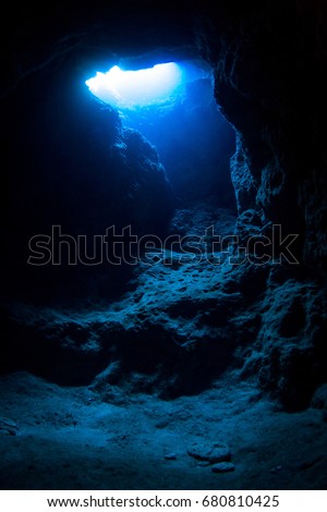 Exit of Underwater Cave
