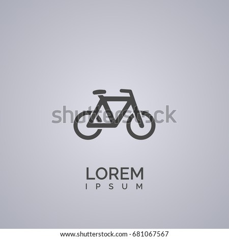 simple bicycle icon