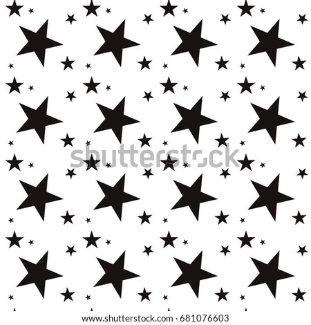 Seamless pattern with  stars background,vector EPS 10