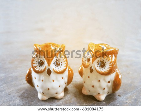 Decorative of Ceramic cute Owls