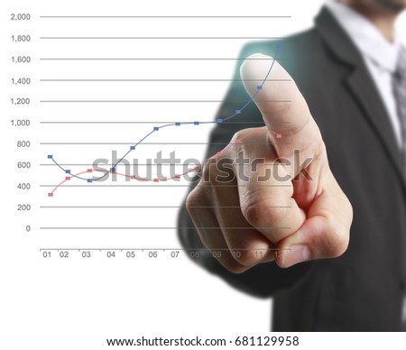  financial symbols coming from a hand