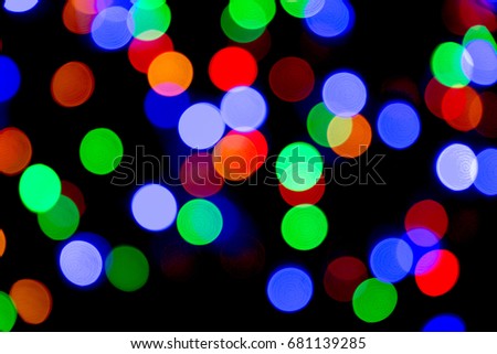 Abstract bokeh light background
