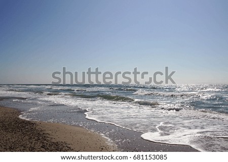 beach view Royalty-Free Stock Photo #681153085