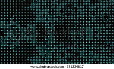 Abstract halftone dotted green background. Vector modern futuristic texture for labels,  posters, interior design, stickers, business cards. Minimal covers design with dot and circles. Eps10 vector.