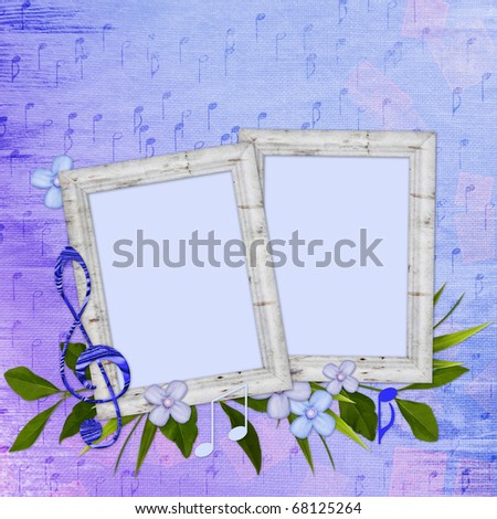 Background with frames