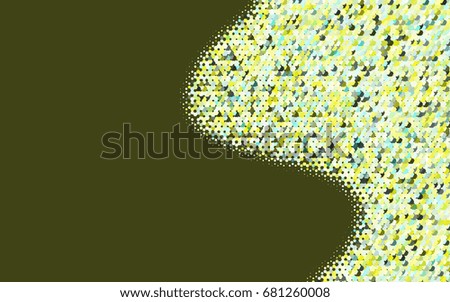 Light Green, Yellow vector modern geometrical abstract background. Texture, brand-new background. Geometric background in Origami style with gradient. 