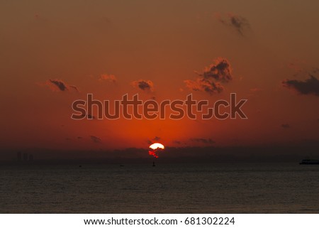 Marmara Sea Sunset