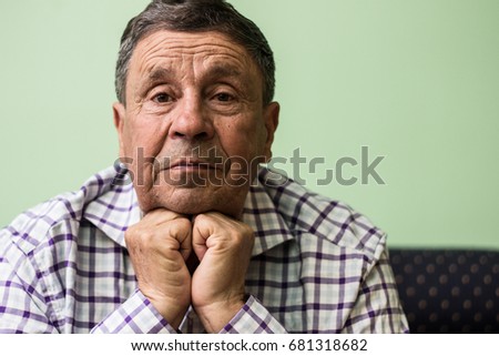 Portrait of senior man 