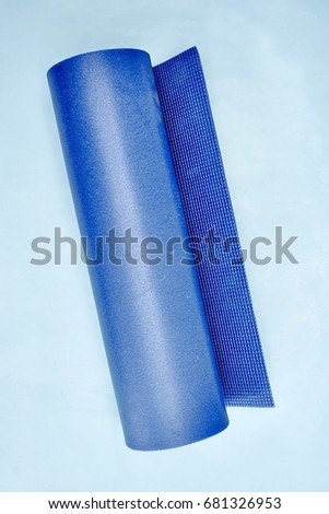 A studio photo of a exercise mat