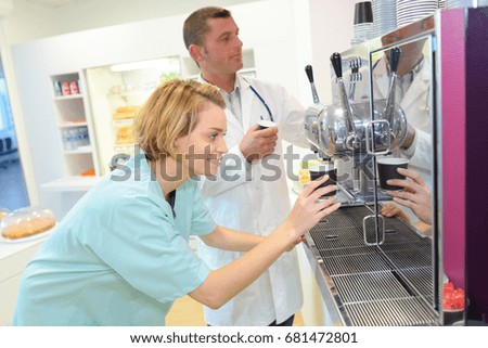 doctors at coffee break