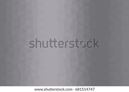 Metal color gradient, low poly abstract vector background