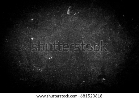 Black Grunge Dusty Background or Texture