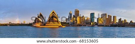 Sydney circular quay extra large panorama
