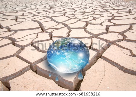 Global warming concept ."Elements of this image furnished by NASA