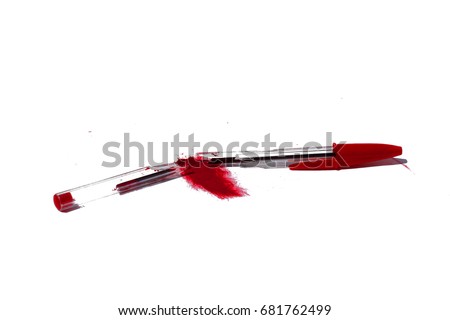 Broken Red Pen
