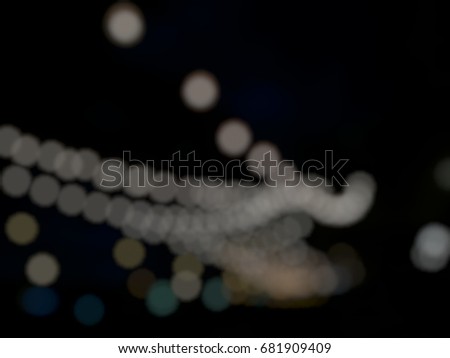 Blur line of light in the night as a wallpaper or background