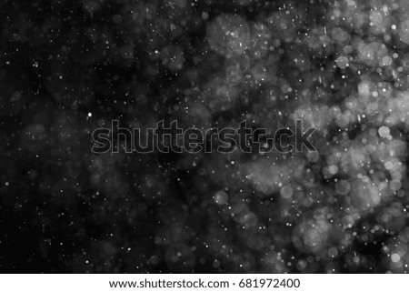 Abstract splashes of water on a black background         