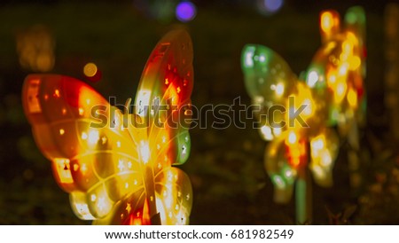 Light butterfly, lantern
