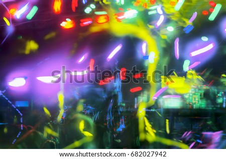 electric light concert party at night , abstract art , Background .
