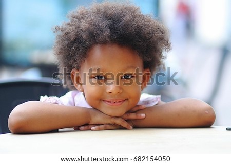 girl black cute Royalty-Free Stock Photo #682154050