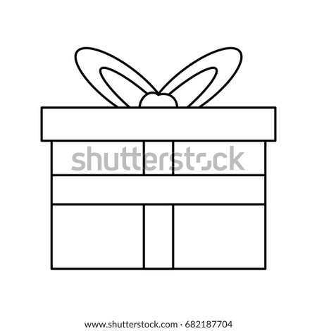 Gift box symbol