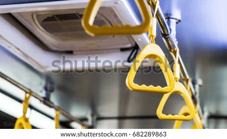 handle on the bus